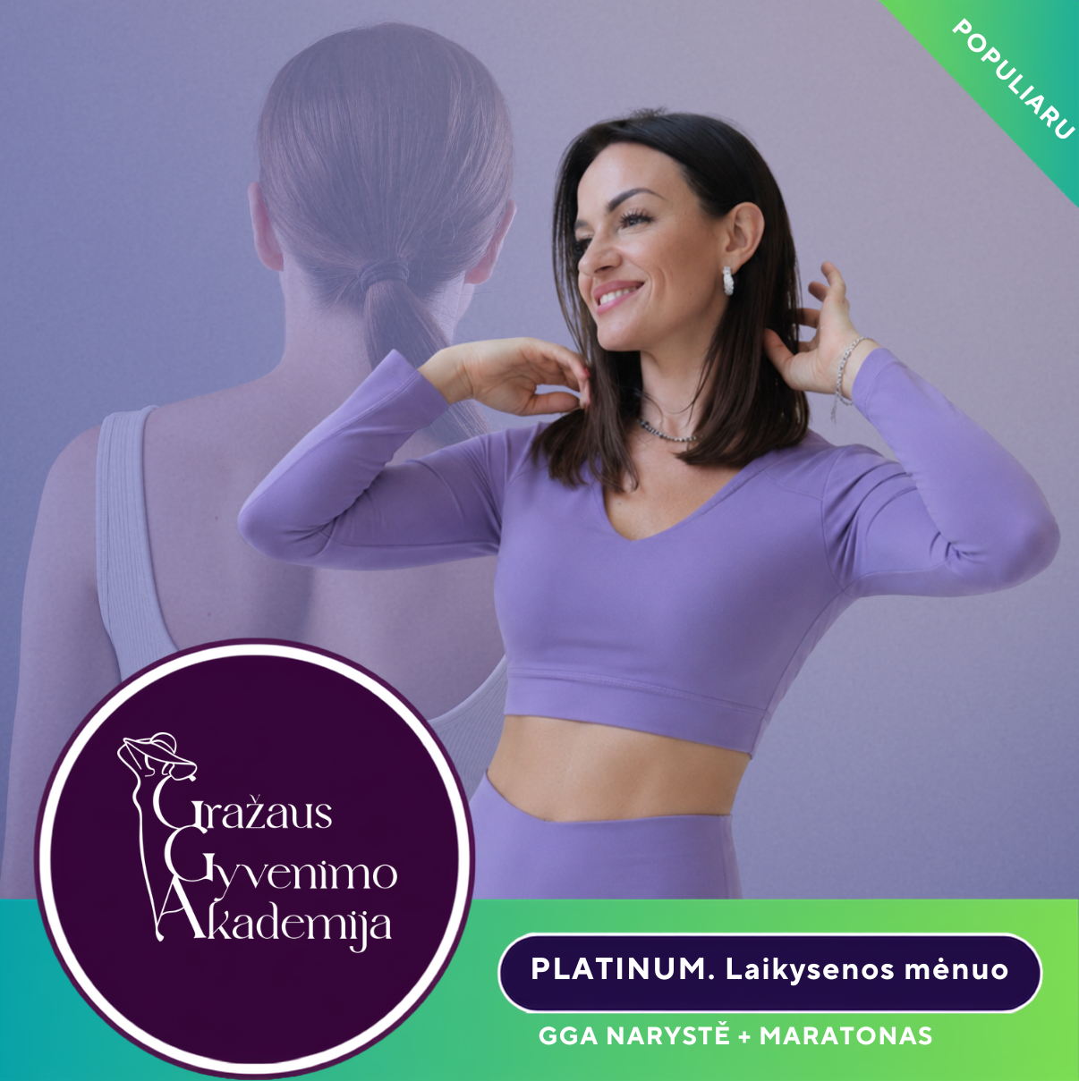 PLATINUM. Laikysenos menuo